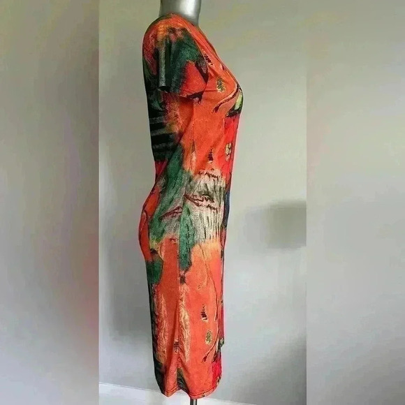 FREE ✅Women’s Graphic T  Shirt Dress - Picture 5 of 14